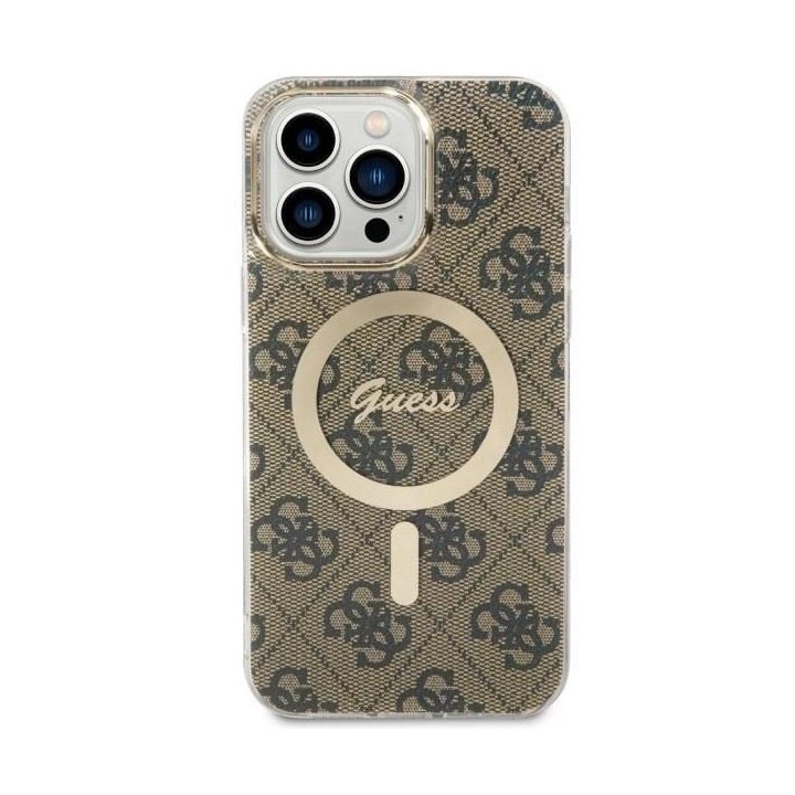 iPhone 14 Pro Max 6,7 rudos/rudos spalvos Guess GUHMP14XH4STW deklas 4G MagSafe