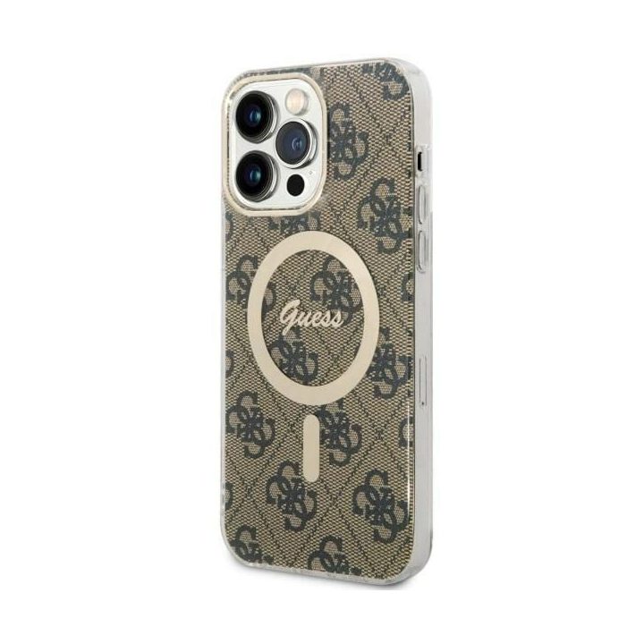 iPhone 14 Pro Max 6,7 rudos/rudos spalvos Guess GUHMP14XH4STW deklas 4G MagSafe