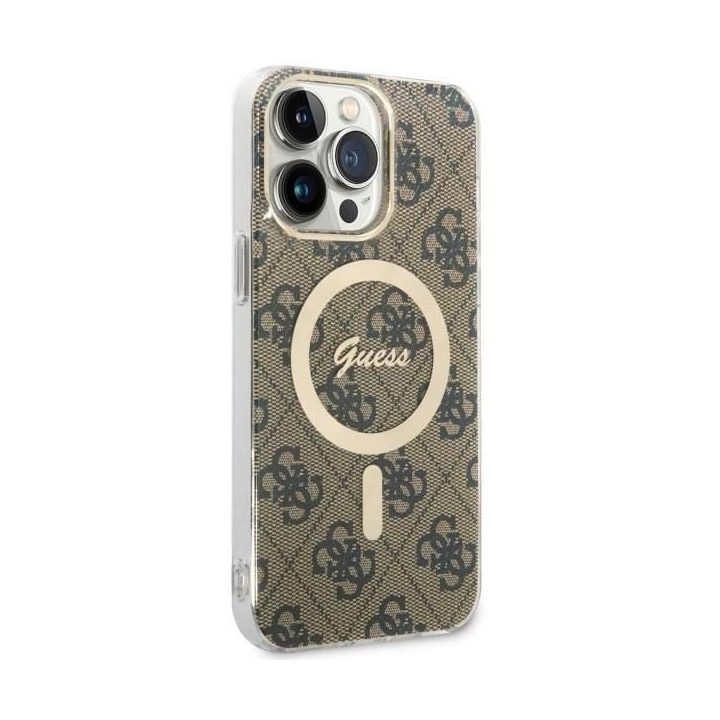 iPhone 14 Pro Max 6,7 rudos/rudos spalvos Guess GUHMP14XH4STW deklas 4G MagSafe
