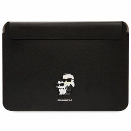 Karl Lagerfeld nešiojamojo kompiuterio ar planšetinio kompiuterio dėklas KLCS14SAKCPMK 14 juoda/juoda Saffiano Karl&Choupette
