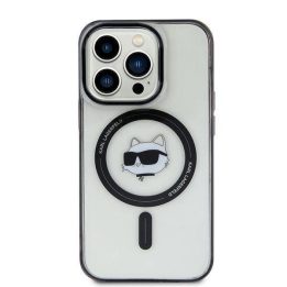 iPhone 15 6,1 Karl Lagerfeld KLHMP15SHCHNOTK permatomas deklas IML Choupette`s Head MagSafe