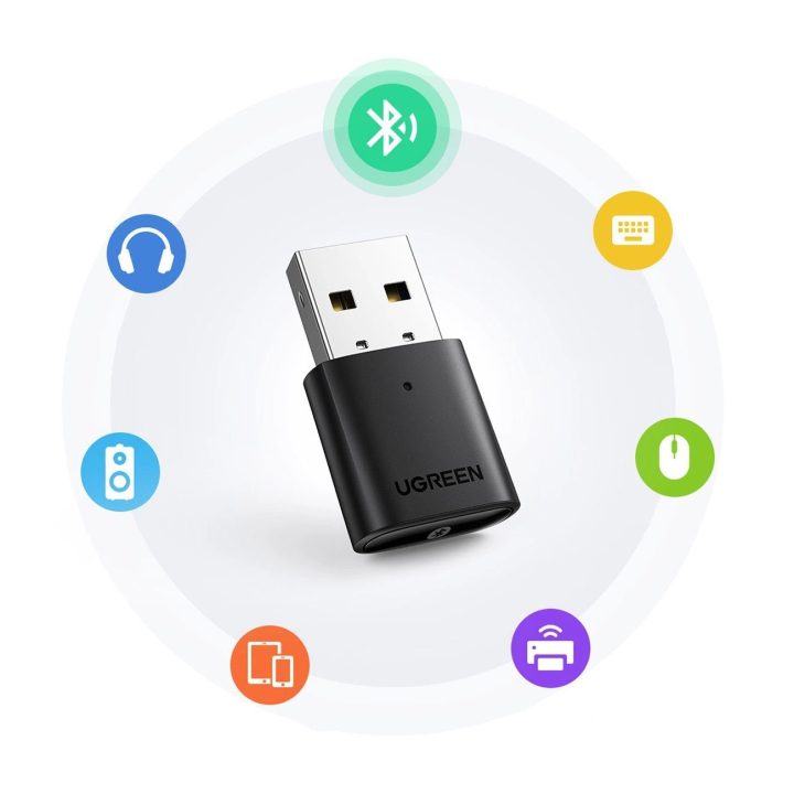 Bluetooth 5.0 USB-A adapteris, juodas (CM390)