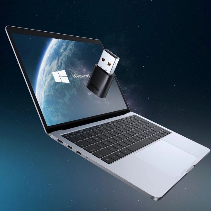 Bluetooth 5.0 USB-A adapteris, juodas (CM390)