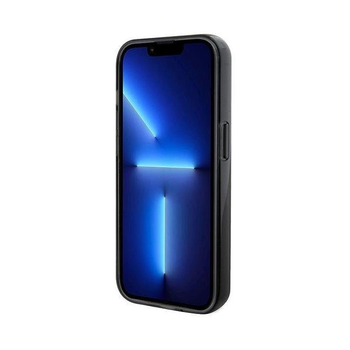 iPhone 13 Pro Max - juodas Karl Lagerfeld Ring Stand Karl&Choupette MagSafe dėklas