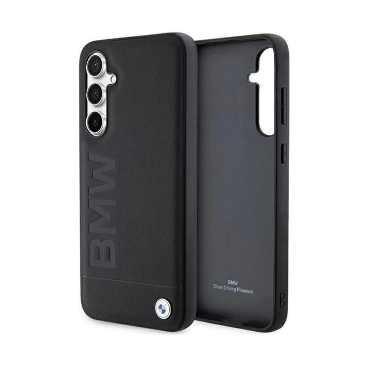 Samsung Galaxy S23 FE S711 BMW BMHCS23FESLLBK S23 FE S711 juoda/juoda oda Karštas antspaudas