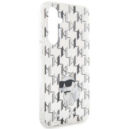 Samsung Galaxy S23 FE S711 Karl Lagerfeld KLHCS23FEHNCMKLT S23 FE S711 skaidrus deklas Monogram Choupette