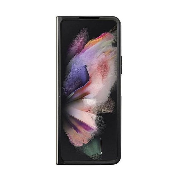Samsung Galaxy Z Fold 5 - juodas Guess Glitter Script dėklas, skirtas