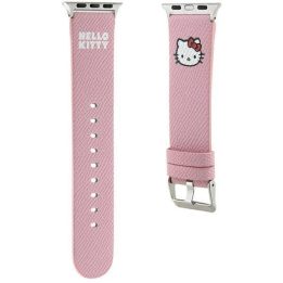 Hello Kitty Kitty Head dirželis, skirtas Apple Watch 38/40/41 mm - rožinis