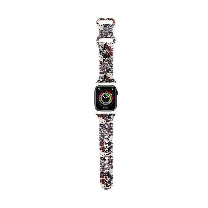Hello Kitty silikoninis dirželis Apple Watch 38/40/41 mm - smėlio spalvos
