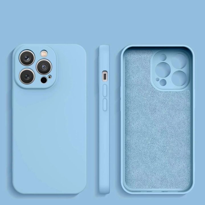 Samsung Galaxy A14 5G / Galaxy A14 silikoninis dangtelis šviesiai mėlynas