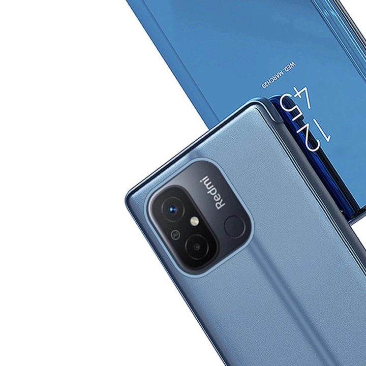 Xiaomi Redmi 11A / Poco C55 / Redmi 12C flip case black Clear View Case dėklas, skirtas