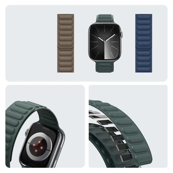 Magnetinis dirželis Apple Watch 38 / 40 / 41 mm - žalias