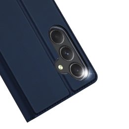 Skin Pro dėklas Samsung A35 5G su atvartu - mėlynas