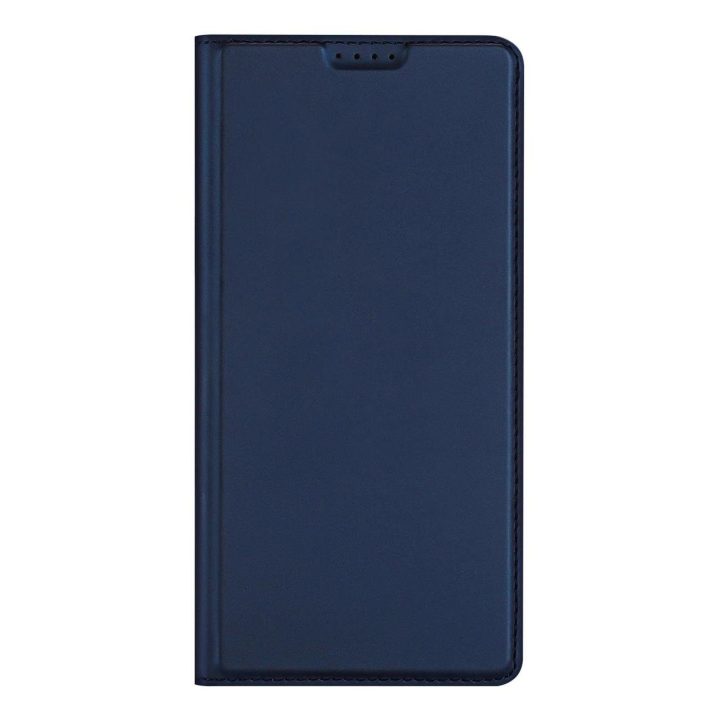 Skin Pro dėklas Samsung A35 5G su atvartu - mėlynas