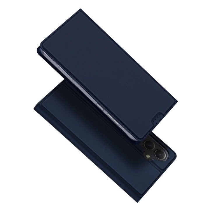 Skin Pro dėklas Samsung A35 5G su atvartu - mėlynas