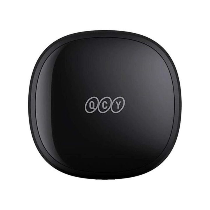 į ausis įstatomos Bluetooth 5.3 belaidės ausinės - juodos spalvos