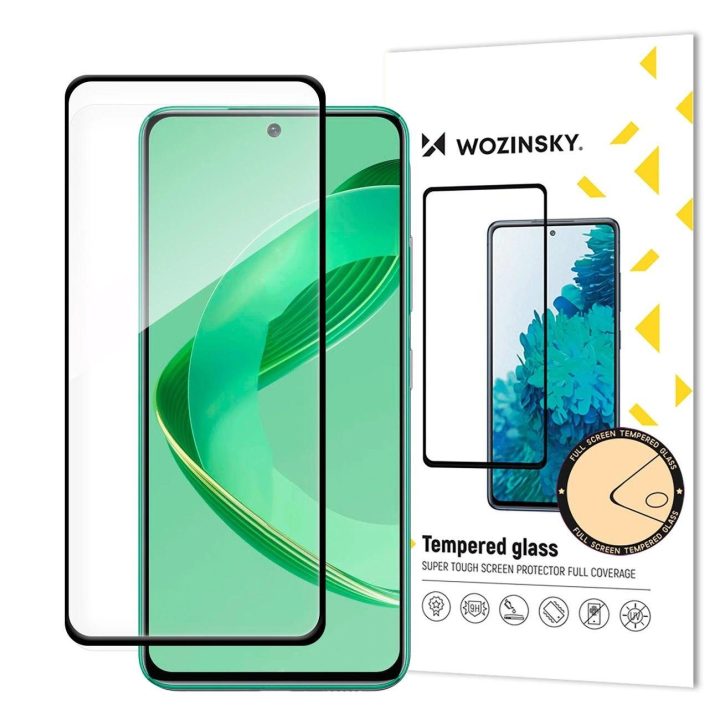 Full Glue grūdintas stiklas su juodu rėmeliu, skirtas Huawei Nova 11 SE
