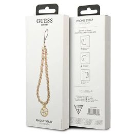 Guess pakabukas GUTSAS4P Telefono dirželis rožinis/rožinis Grandinėlė Metalinis 4G papuošalas