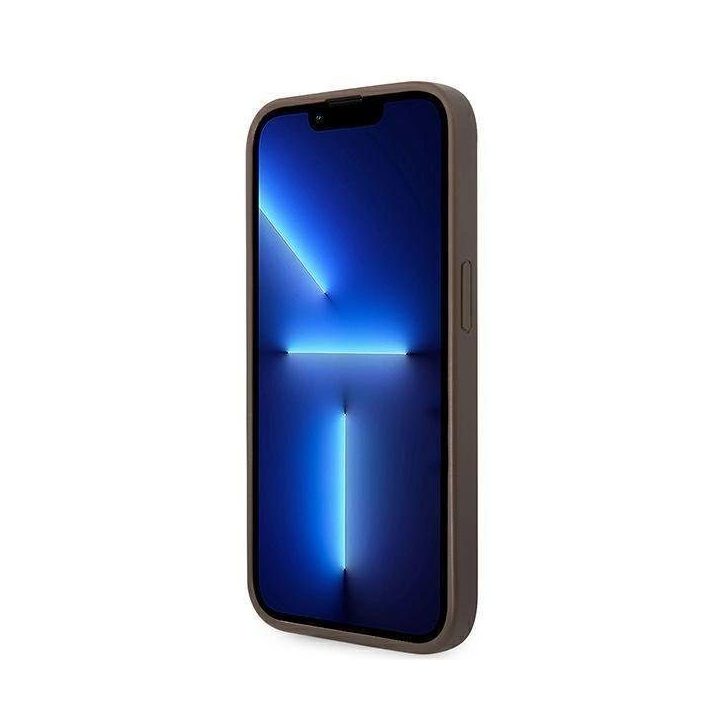 Guess GUHCP14LG4GLBR iPhone 14 Pro 6,1 brązowy/brown deklas 4G Stripe Collection