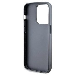 Guess Sequin Script Metalinis dėklas iPhone 14 Pro Max - sidabrinis