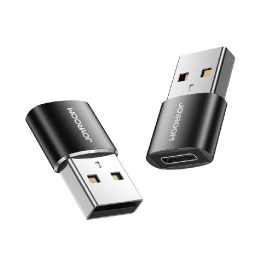 adapteris iš C tipo USB (moteriškojo) į USB (vyriškąjį) 2 vnt., juodas (S-H152 Black)