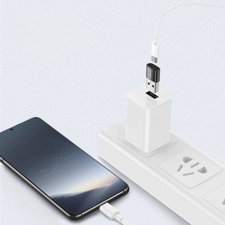 adapteris iš C tipo USB (moteriškojo) į USB (vyriškąjį) 2 vnt., juodas (S-H152 Black)