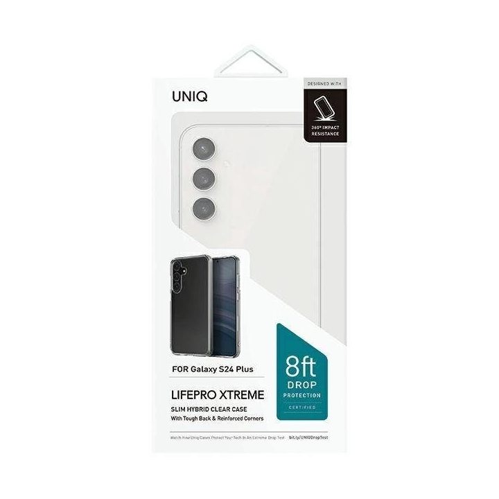 Uniq dėklas LifePro Xtreme Sam S24+ S926 skaidrus/skaidrus