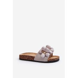 Moteriški pilki sandalai su papuošimais Bunlia