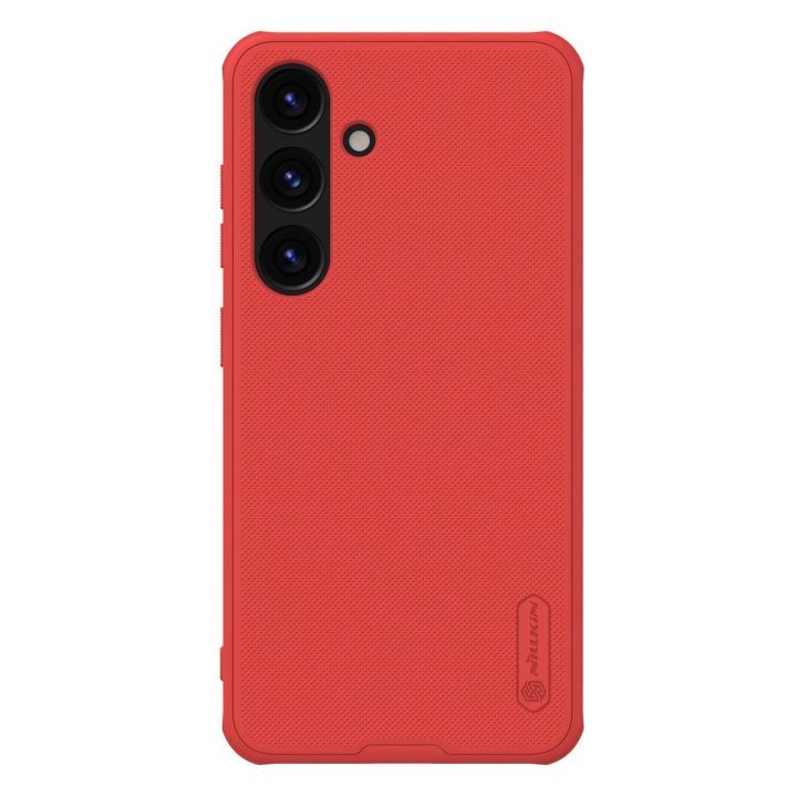 Nillkin Super Frosted Shield Pro šarvuotas dėklas Samsung Galaxy S24+ - raudonas