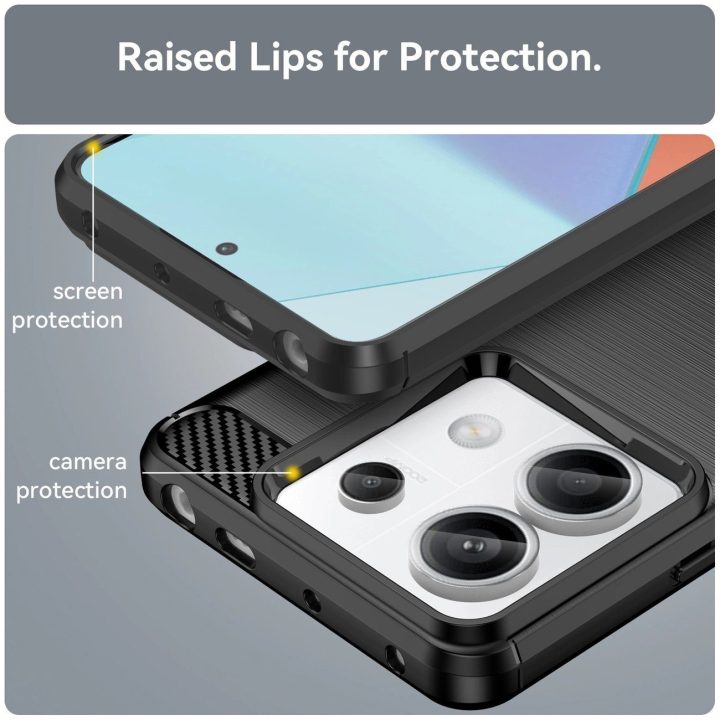 dėklas, skirtas Xiaomi Redmi Note 13 Pro - juodas