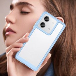 Outer Space dėklas su geliniu rėmeliu, skirtas Xiaomi Redmi Note 13 Pro - mėlynas