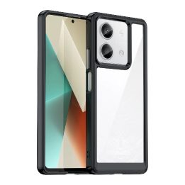 Xiaomi Redmi Note 13 5G - juodas Outer Space dėklas su geliniu rėmeliu,