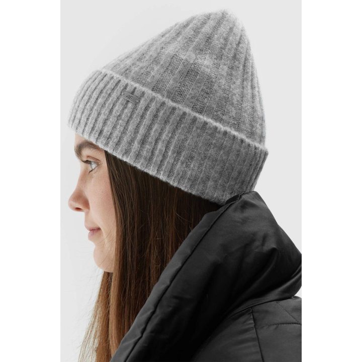 Moteriška žieminė kepurė 4F 4F 4FAW23ACAPF299-25M Grey