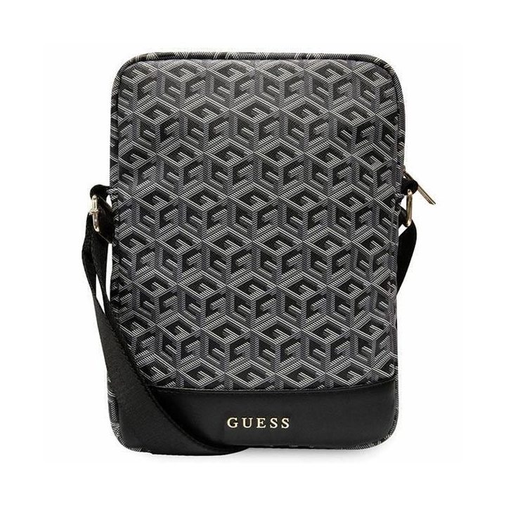 Guess krepšys GUTB10HGCFSEK 10 juoda/juoda GCube Stripe Tablet Bag