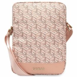 Guess krepšys GUTB10HGCFSEP 10 rožinės/rožinės spalvos GCube Stripe Tablet Bag