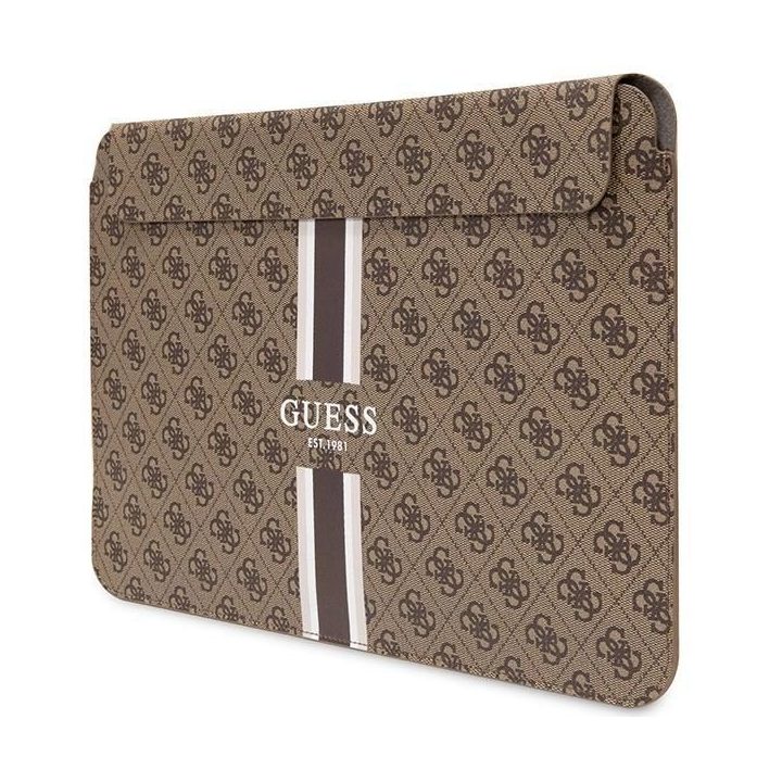 Guess dėklas GUCS16P4RPSW 16 rudas/rudas 4G Printed Stripes