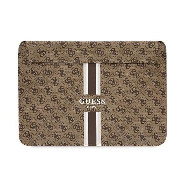 Guess dėklas GUCS16P4RPSW 16 rudas/rudas 4G Printed Stripes