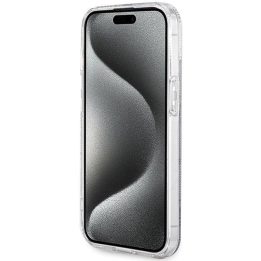 Guess IML GCube MagSafe dėklas iPhone 15 / 14 / 13 - Juodas
