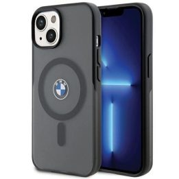 BMW IML Signature MagSafe dėklas iPhone 15 Plus / 14 Plus - juodas