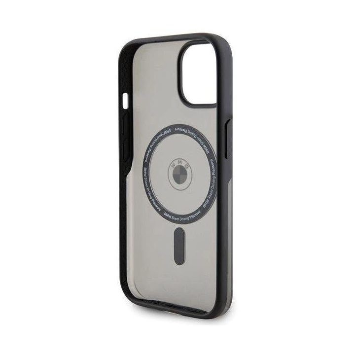 BMW IML Signature MagSafe dėklas iPhone 15 Plus / 14 Plus - juodas