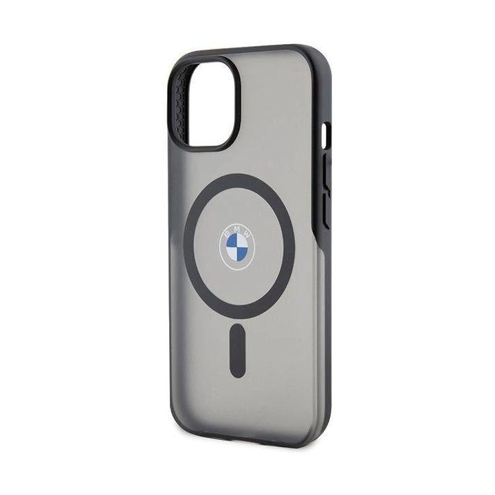 BMW IML Signature MagSafe dėklas iPhone 15 Plus / 14 Plus - juodas