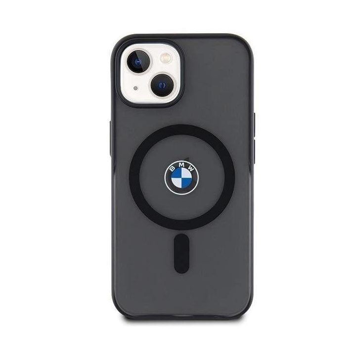 BMW IML Signature MagSafe dėklas iPhone 15 Plus / 14 Plus - juodas
