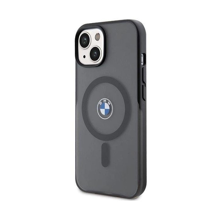 BMW IML Signature MagSafe dėklas iPhone 15 Plus / 14 Plus - juodas
