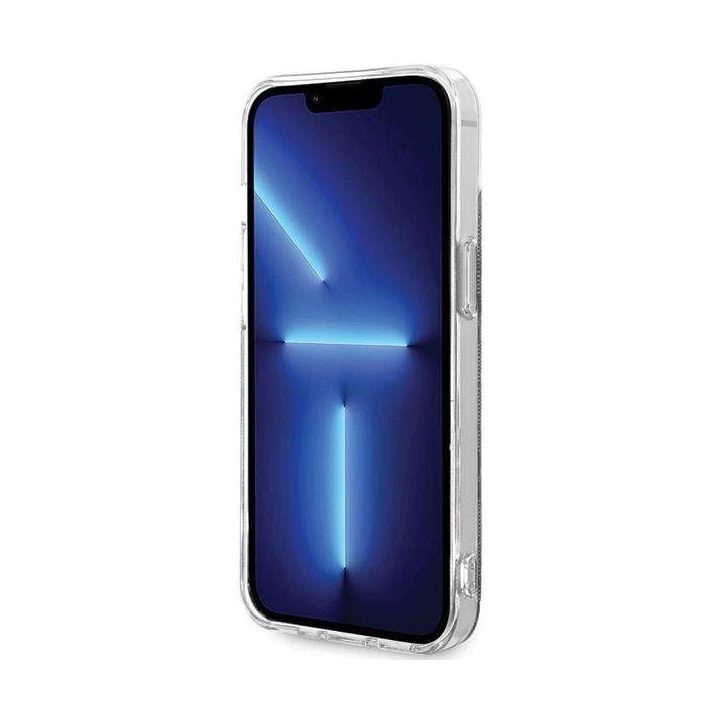 Guess 4G MagSafe dėklas iPhone 15 Plus / 14 Plus - juodas