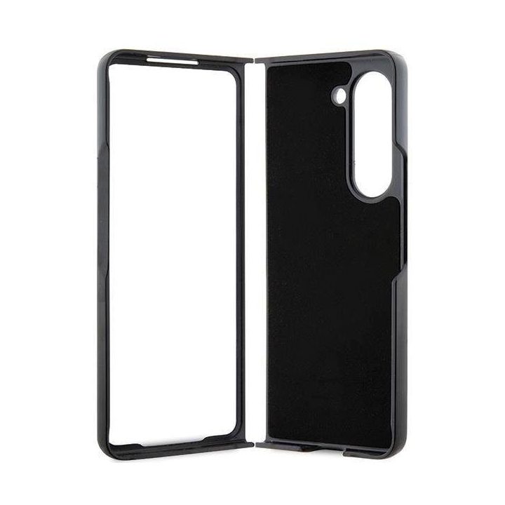 Karl Lagerfeld Saffiano Karl&Choupette Pin dėklas Samsung Galaxy Z Fold 5 - juodas