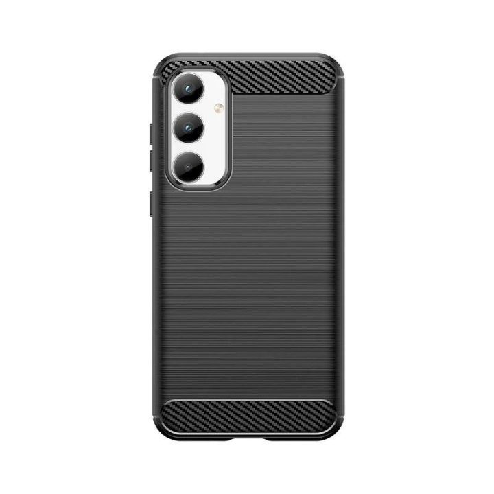 Carbon dėklas Samsung Galaxy A35 - juodas