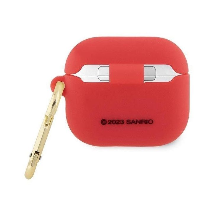 Hello Kitty silikoninis 3D Kitty Head dėklas AirPods 3 - fuksija