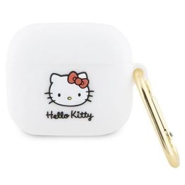 Hello Kitty silikoninis 3D Kitty Head dėklas AirPods 3 - baltas