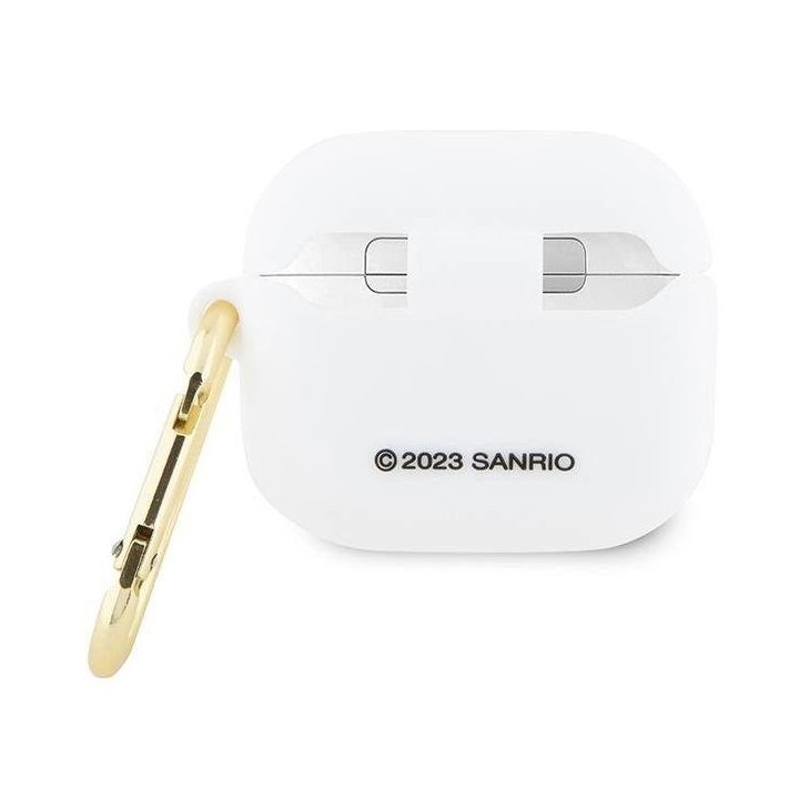 Hello Kitty silikoninis 3D Kitty Head dėklas AirPods 3 - baltas