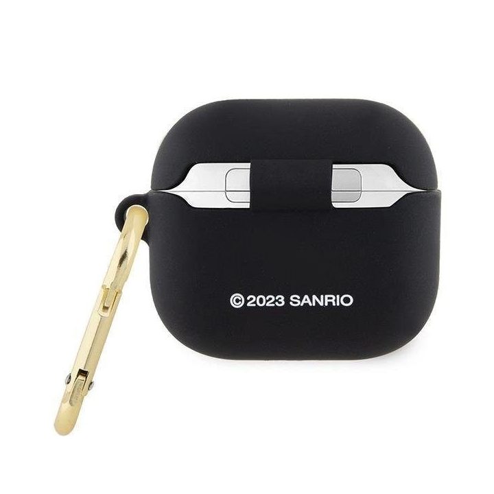 Hello Kitty silikoninis 3D Kitty Head dėklas AirPods 3 - juodas
